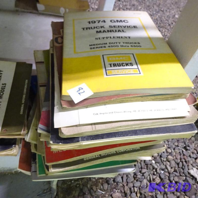 lot 82 image: Misc GM Repair Manuals...