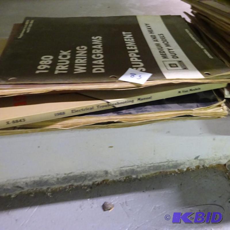 lot 83 image: Misc GM Repair Manuals...
