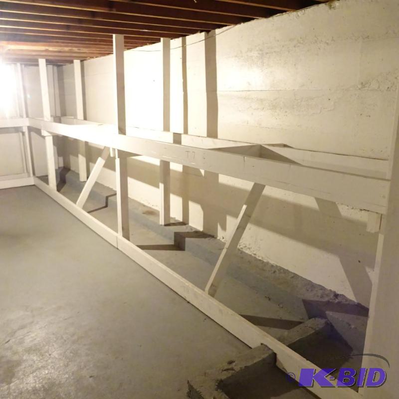 lot 100 image: Wood Rack Screwed Together 900" Bring To...