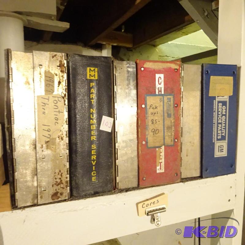 lot 103 image: Misc GM Parts Books...