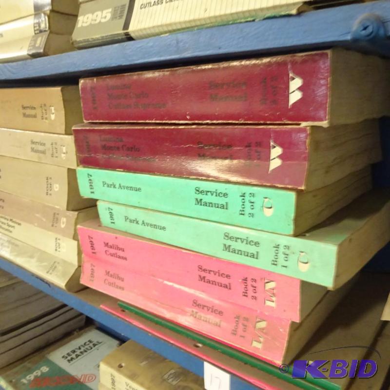 lot 17 image: Misc GM Repair Manuals...