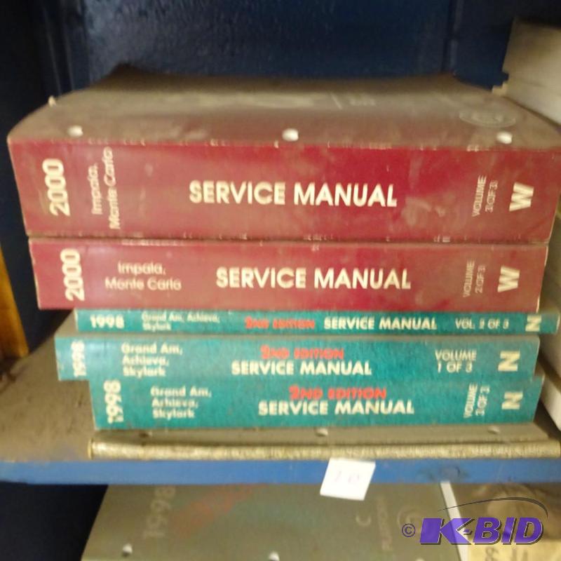 lot 20 image: Misc GM Repair Manuals...