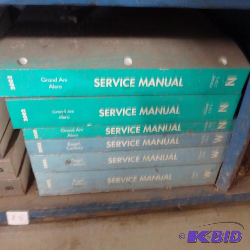 lot 25 image: Misc GM Repair Manuals...