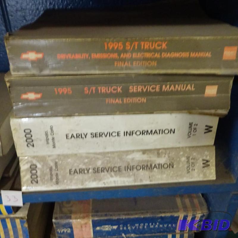lot 33 image: Misc GM Repair Manuals...