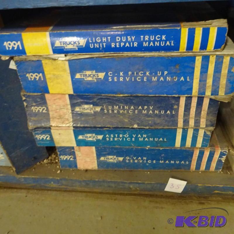 lot 35 image: Misc GM Repair Manuals...