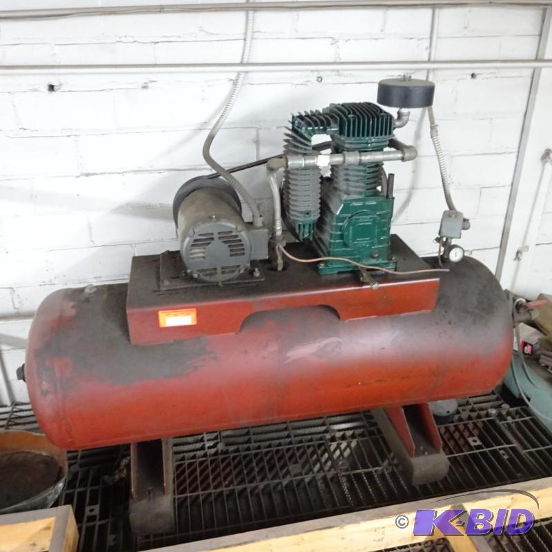 lot 68 image: Air Compressor, Rebuilt, Inspected 2013. Bald...
