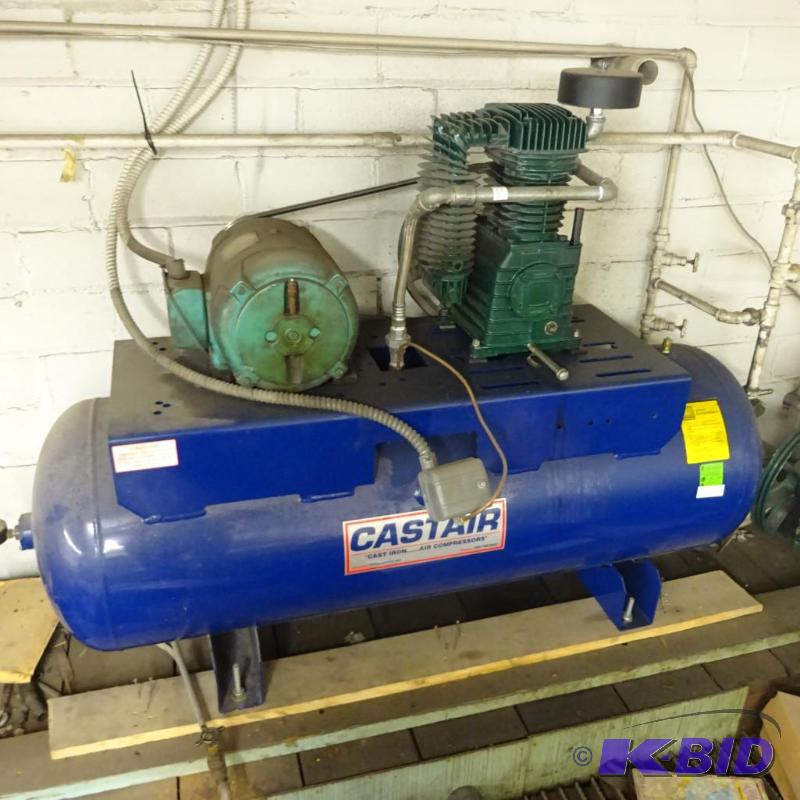 lot 69 image: Castair Air Compressor Westinghouse 5 hp. 3 P...
