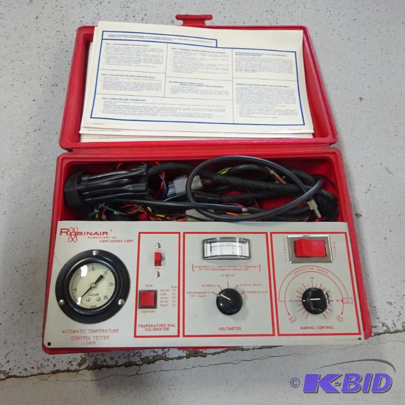 lot 8 image: Robinair Automatic Temperature Control Tester...