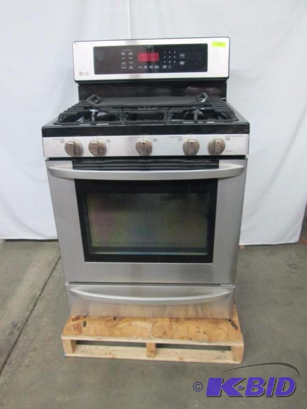 LG 5.4 CU. FT. CAPACITY GAS SINGLE OVEN RANGE WITH EVENJET CONVECTION SYSTEM