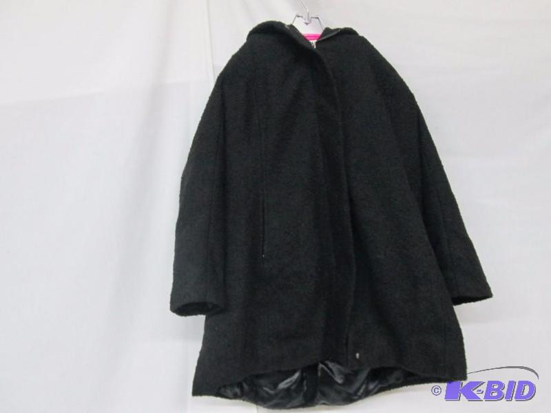 Womens Boucle Hooded Coat