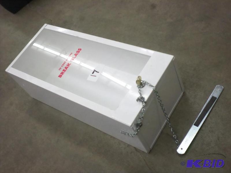lot 17 image: Wall-Mount Fire Extinguisher Case...