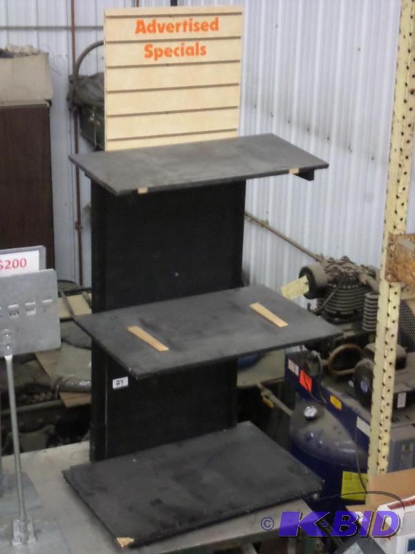 lot 27 image: 18&quotx24&quotx72" 3-Level Advertisem...