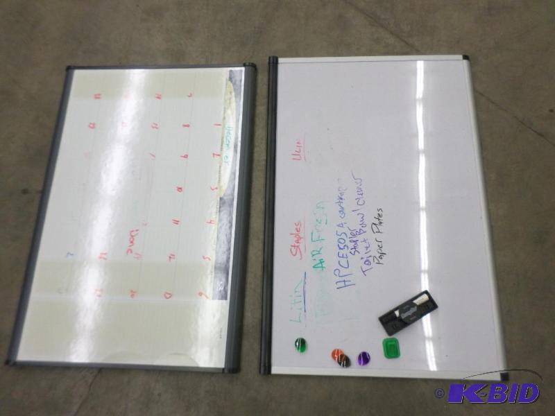lot 46 image: (2) 24&quotx36" Dry Erase White Boards...