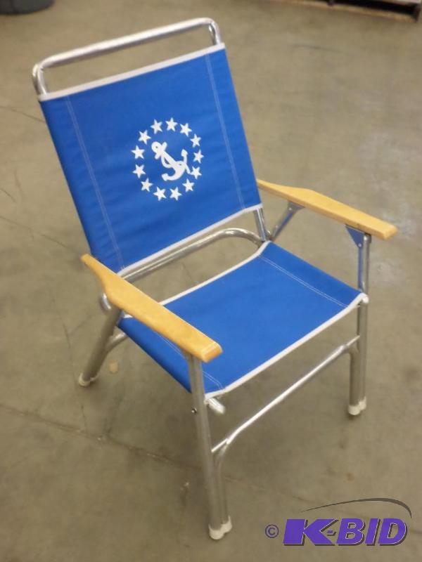 lot 58 image: Aluminum Framed Folding Chair...