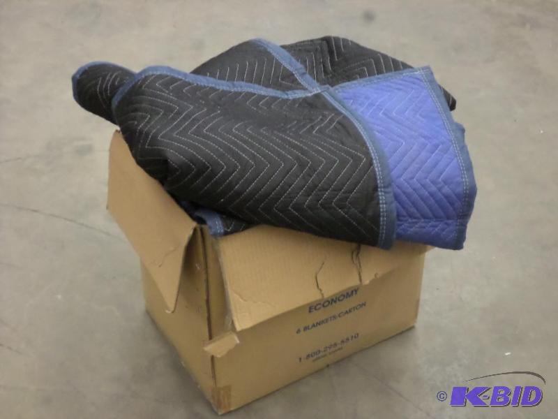 lot 71 image: Case Of (6) ULINE Moving Blankets...
