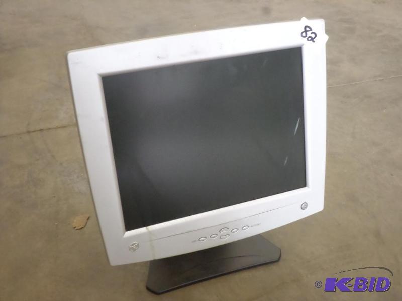 lot 82 image: HP VS17 Monitor, Works, No Cords...