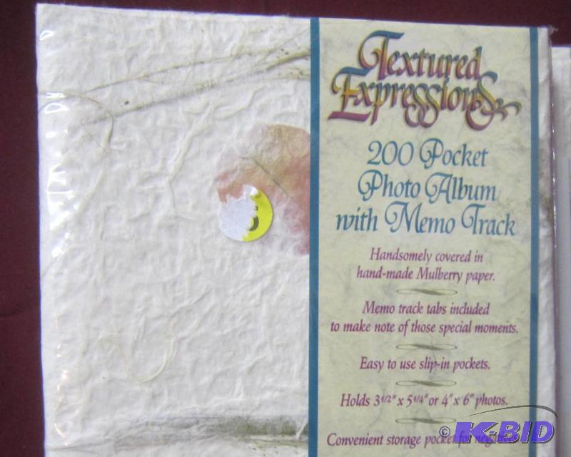 NEW  200 Pocket 3 12 x 5 or 4 x6 Photo Album