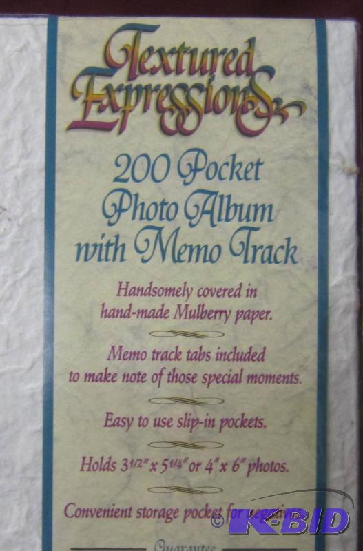 NEW  200 Pocket 3 12 x 5 or 4 x6 Photo Album