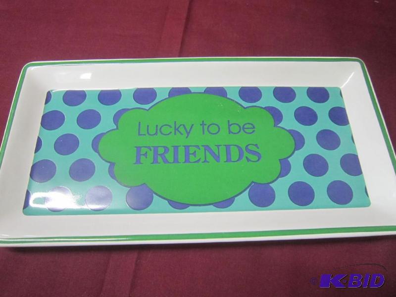 NEW TRAY - Lucky to be friends