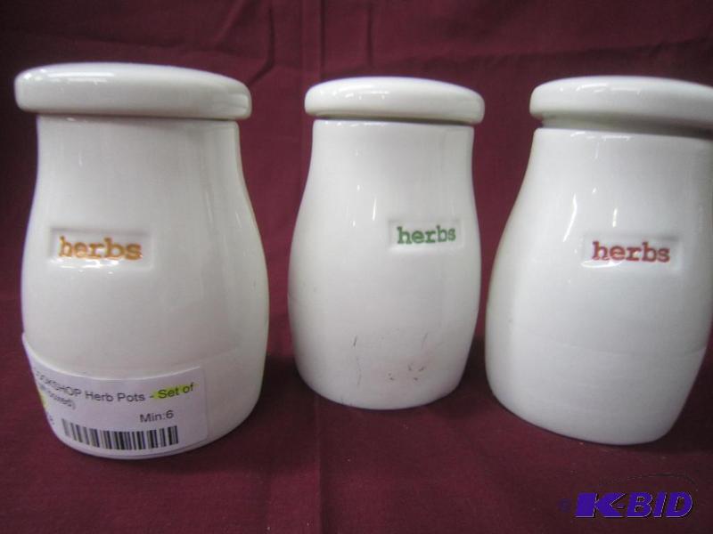 Set of 3 Herb Containers