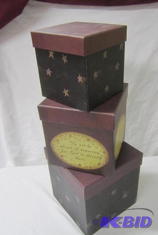 Set of 3 Stacking Boxes