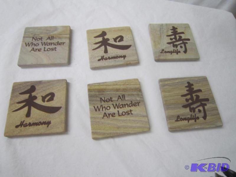 Set of 6 Stone Coasters