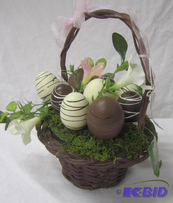 Chocolate Egg Basket - Decoration Only