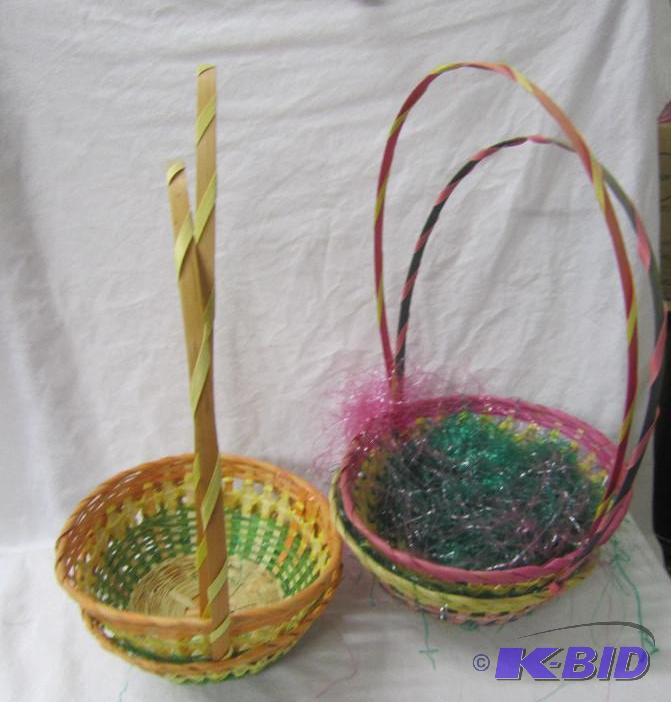 LOT OF 4 EASTER BASKETS