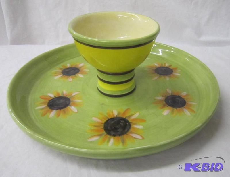 Cake Plate and Chip and Dip