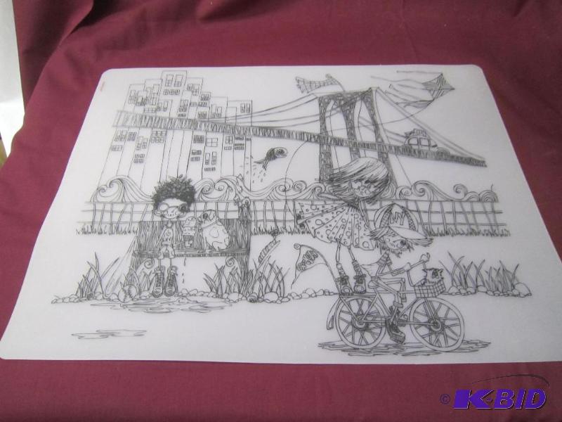 Kitchen Place Mat you can color