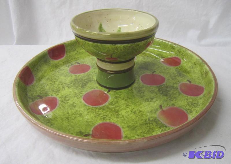 Cake Plate and Chip and Dip