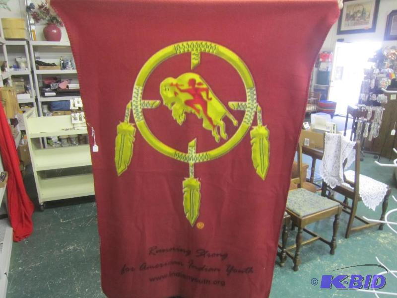 Buffalo Running Strong Blanket or Wall Hanging