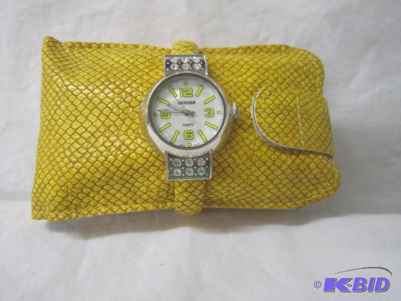 Yellow Watch and Bag