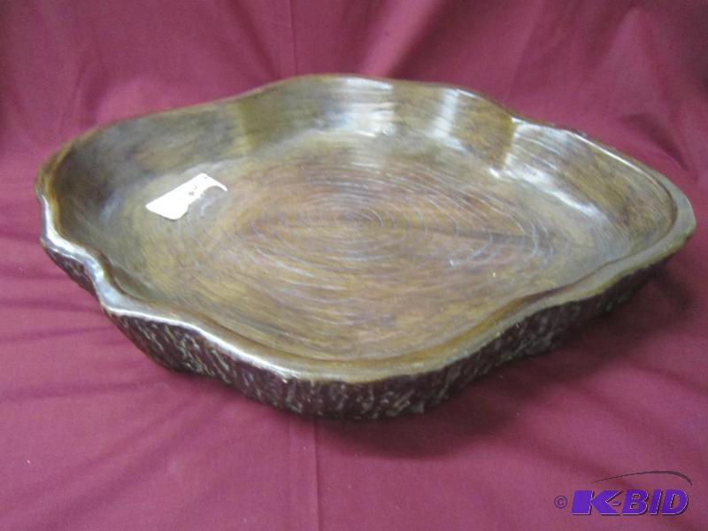 NEW Ceramic Wood Looking Tray