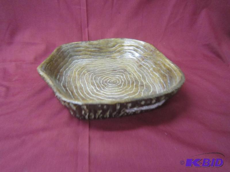 NEW  Ceramic Wood Looking Tray