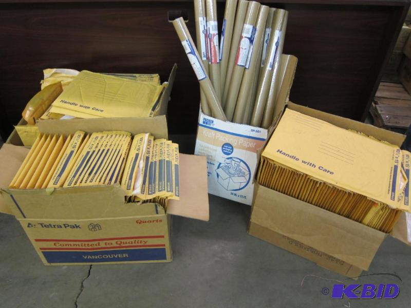 Padded Envelopes and Craft Paper