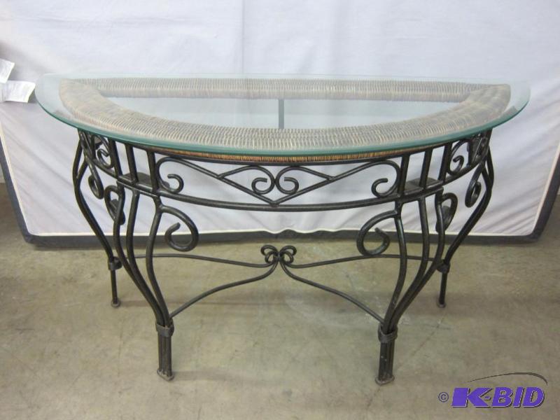 Half Round Accent Table