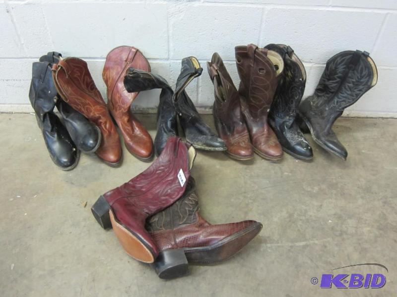 Assortment of Cowboy Boots