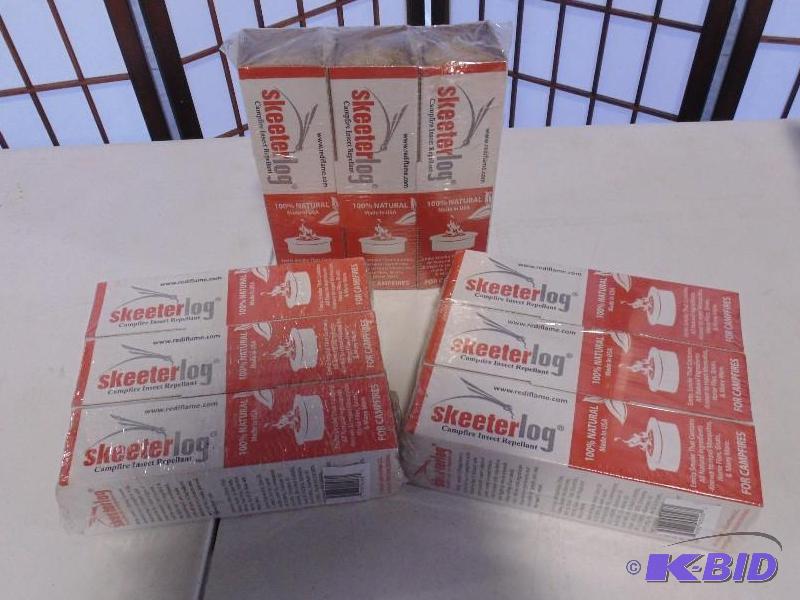 Lot of 3 Skeeter Log Campfire Insect Rellant ...
