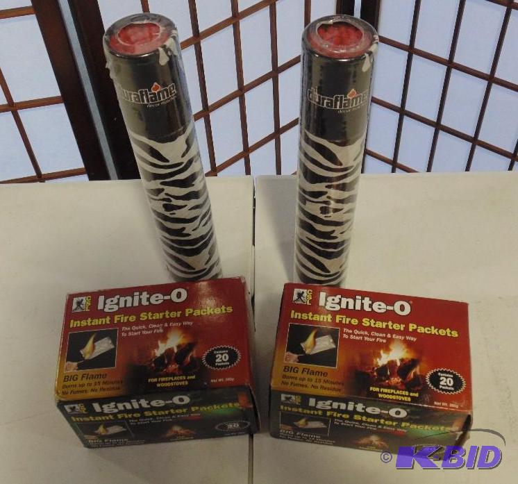 Lot of&nbspIgnite-O Instant fire starter pac...