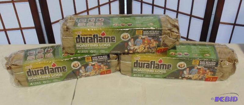Lot of 3 Duraflame&nbspCampfire Roasting Log...