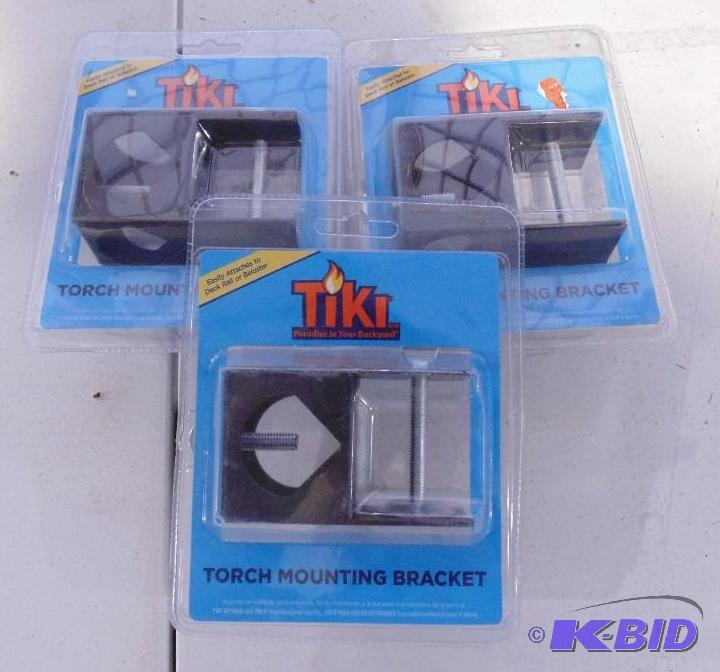 Lot of 3 new&nbspTiki&nbspTorch Mounting Br...