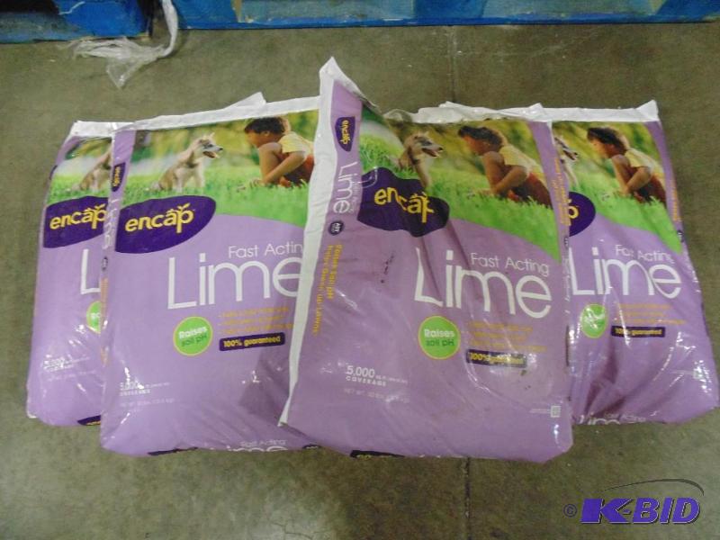 Lot of 5 bags of Fast Acting Lime - 1 bag  5...