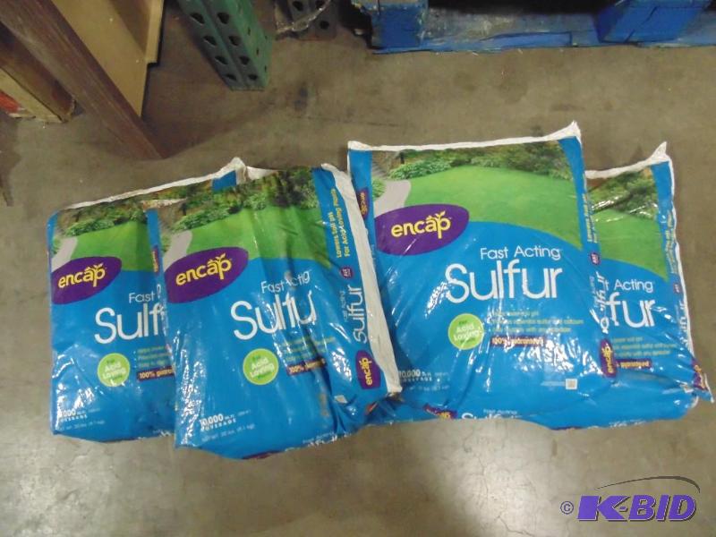 Lot of 5 bags of Fast Acting Sulfur - 1 bag ...