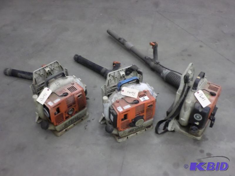 (3) Stihl BR400 Backpack Blowers For Parts...