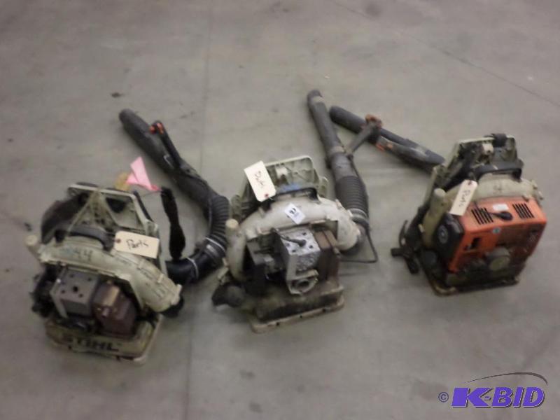 (3) Stihl BR400 Backpack Blowers For Parts...