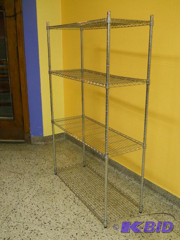 NSF Chrome Wire Shelving 6 T x 4 W x 18 Deep.