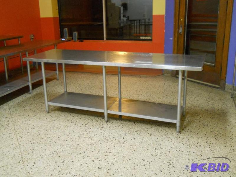 Stainless Steel Table. 95 12 x 29 12.