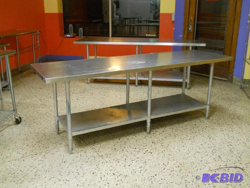 Stainless Steel Table. 95 12 X 29 12.