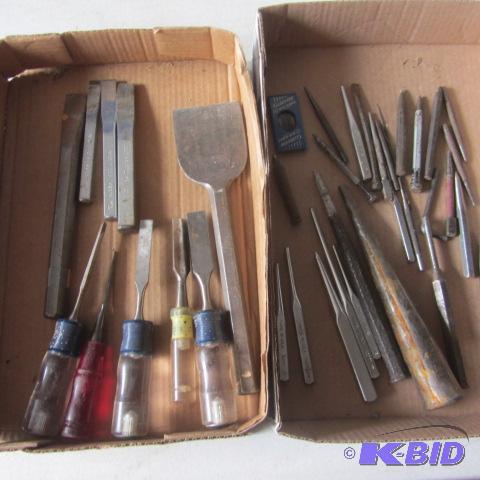 lot 111 image: Chisels & Punches
